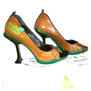 Collectible open-toe heels by Prada 👠.